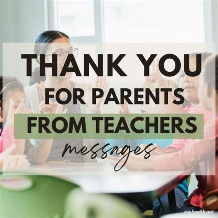 Insights Into "Thank You To Teacher From Parents"
