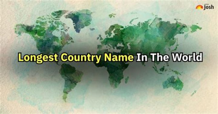 Unraveling The World's Longest Country Names: A Journey Of Discovery