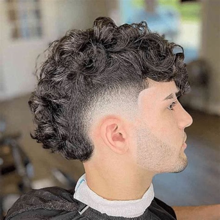 Unveil The Secrets Of The Curly Hair Burst Fade Mullet: Artistry In Hair
