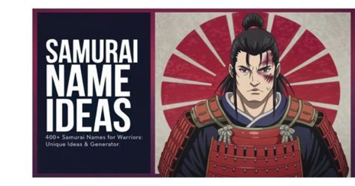 Unveiling The Enigmatic World Of Cool Samurai Names
