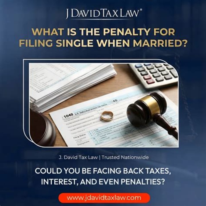 What is the Penalty for Filing Single When Married? Understanding the Tax Rules